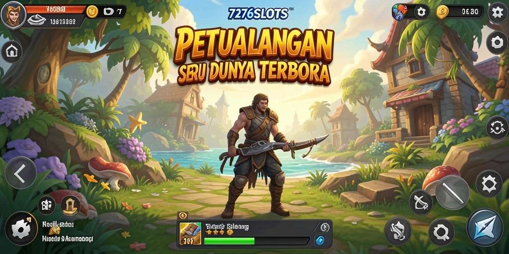 Screenshot menampilkan gameplay seru di dunia terbuka 7276SLOTS.
