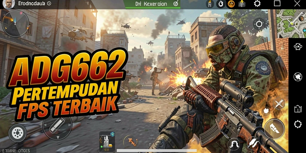 Gameplay seru dari ADG62 dengan aksi tembak menembak yang intens.