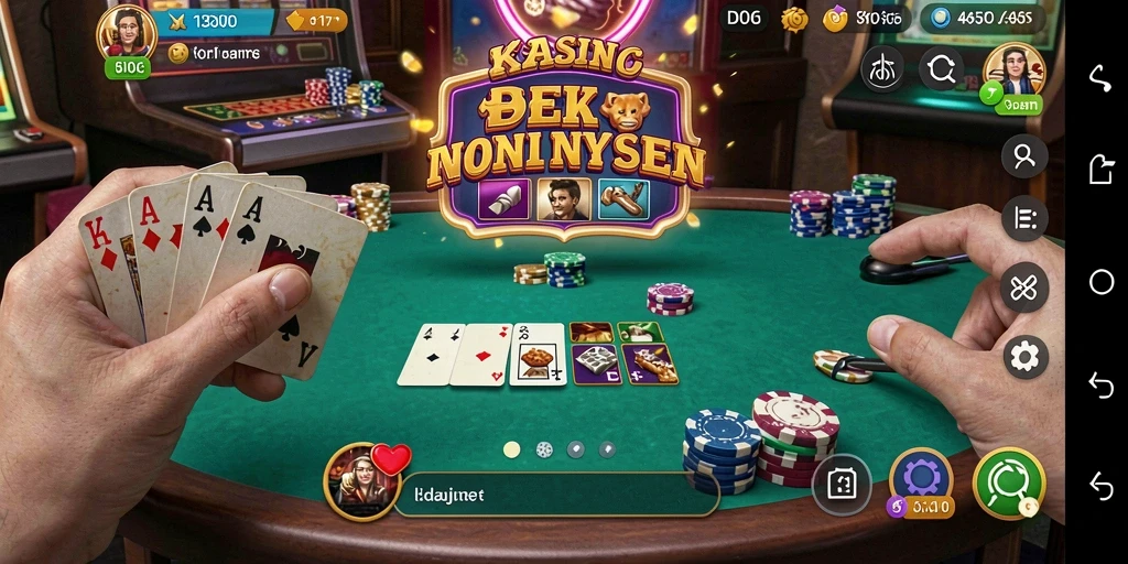 Tampilan gameplay D06 yang menampilkan keseruan permainan Kasino.