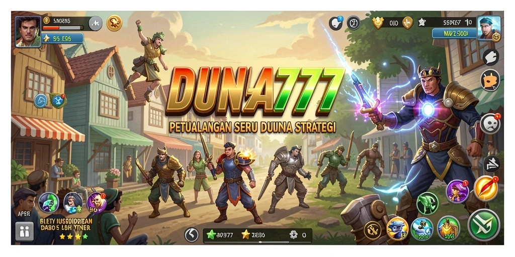 Tampilan gameplay DUNIA777 yang penuh aksi dan seru.
