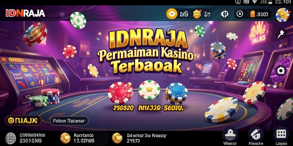 Tampilan menarik dari gameplay IDNRAJA yang seru dan menghibur.