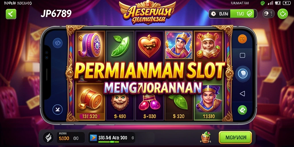Tampilan gameplay Slot JP6789 yang seru dan mengasyikkan.