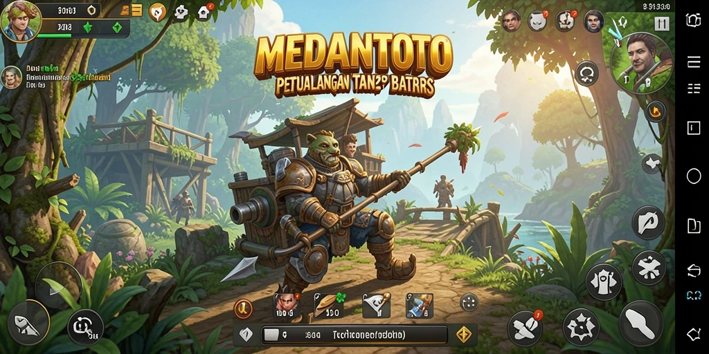 Gameplay MEDANTOTO menampilkan dunia terbuka yang luas dan penuh petualangan.