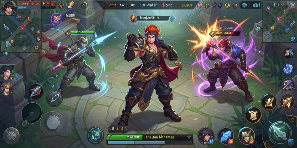 Tampilan gameplay seru dan menantang dari MLBB8.