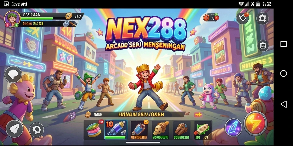 Tampilan gameplay seru dari NEX288 dengan grafik yang menarik.