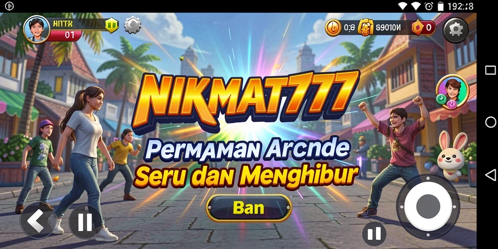 Tampilan gameplay seru di NIKMAT777 dengan aksi arcade yang mengasyikkan.