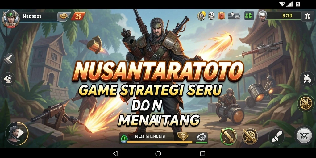 Screenshot gameplay NUSANTARATOTO yang menampilkan aksi strategi yang epik.