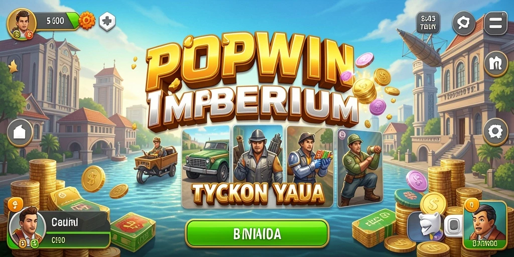 Gameplay Tycoon yang seru dan menantang di POPWIN.