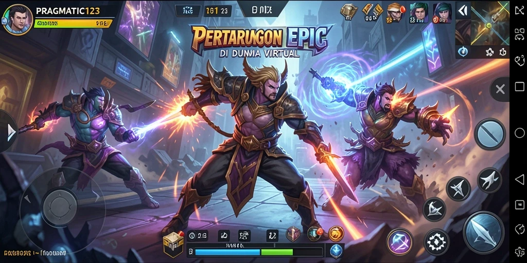 Gameplay seru PRAGMATIC123 dengan aksi pertarungan yang mendebarkan.