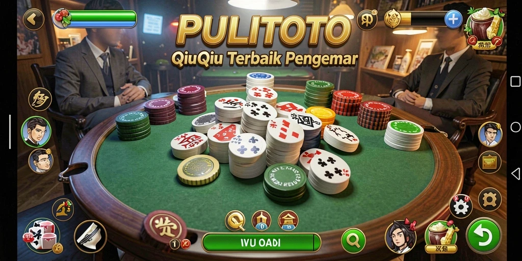 Tampilan gameplay QiuQiu yang menarik dan interaktif di PULITOTO.