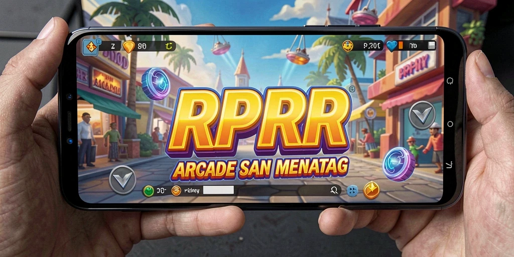 Tampilan gameplay RPRR dengan grafis menarik dan level yang menantang.