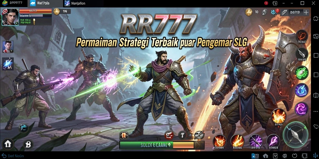 Screenshot menampilkan aksi seru permainan SLG dengan strategi dan taktik.