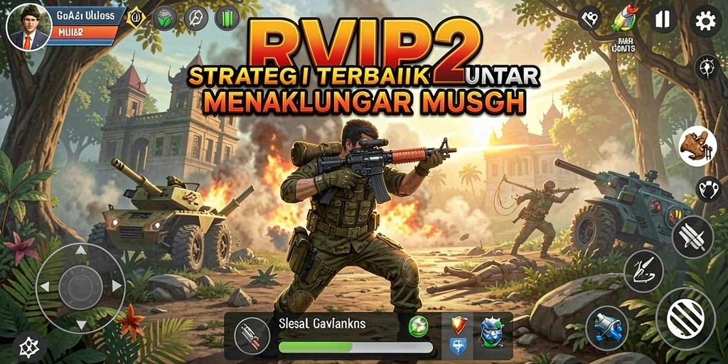 Tampilan gameplay RVIP2 yang mendebarkan dan penuh strategi.
