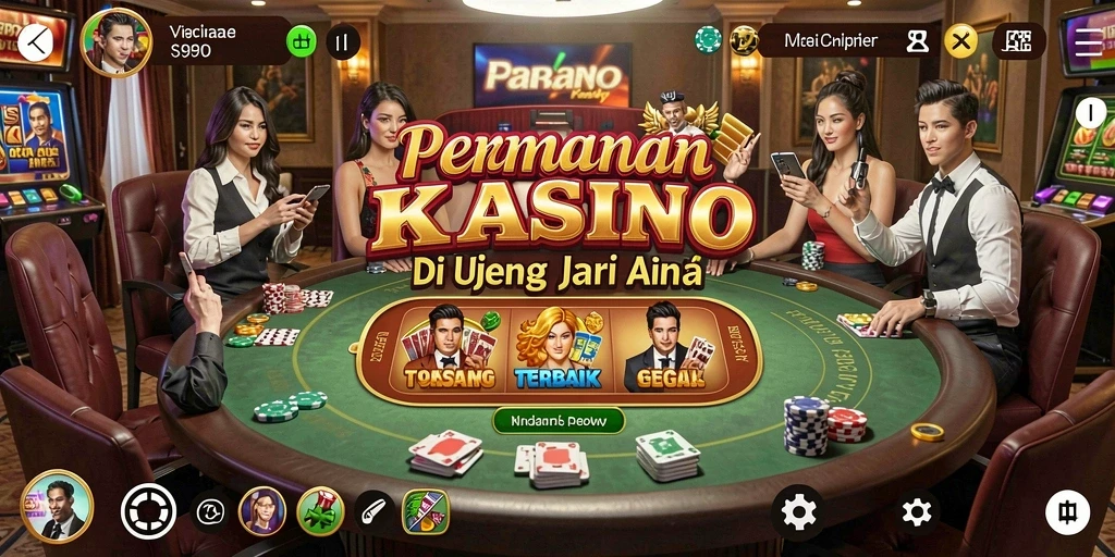 Tampilan gameplay S80 yang menampilkan keseruan kasino.