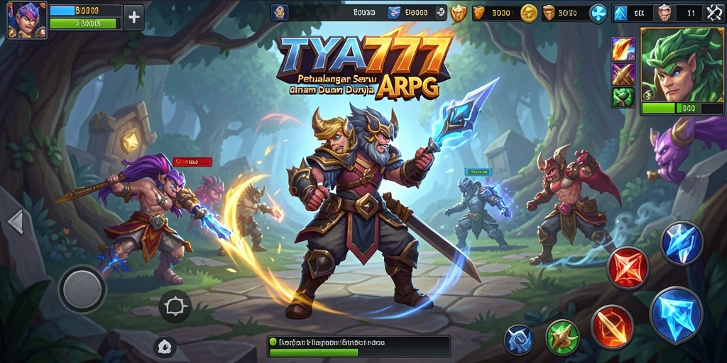 Tampilan gameplay yang seru dan menantang dalam TYA777.